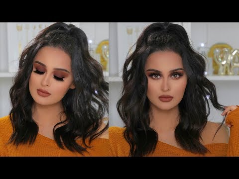 All Matte Fall Makeup and Hair Tutorial