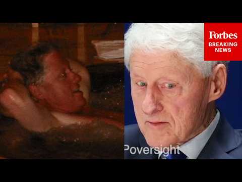 Watch The Moment Bill Clinton Is Questioned About Infamous Hot Tub Photo During Epstein Testimony