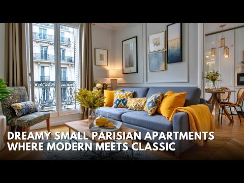 Dreamy Small Parisian Apartments Where Modern Meets Classic