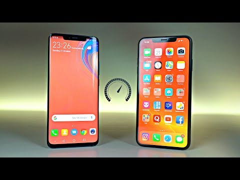 Huawei Mate 20 Pro vs iPhone XS Max - Speed Test!