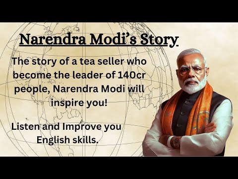 Narendra Modi's Story || Learn English Through Story Level 1 🔥 || English Listening Practice