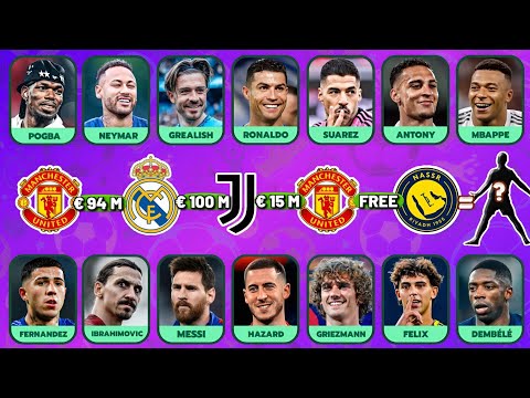 Guess the Player by Club Transfers & Transfer Fees ⚽💰| Football Quiz 2025
