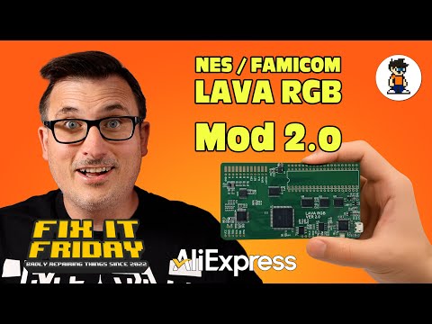 Installing a LAVA RGB 2.0 into a Nintendo Famicom AV - I'm the FIRST to do this on YouTube!