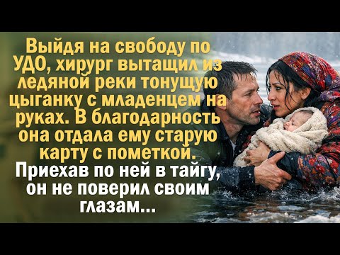 Выйдя на свободу по УДО, хирург вытащил из ледяной реки тонущую цыганку с младенцем на руках.