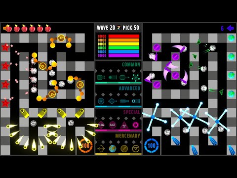 3v3 Cannon Defense - Marble battle in Unity