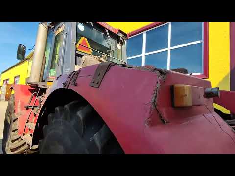 Привезли пластиковый трактор Кировец К-744 на текущий ремонт. Будни нашего завода.