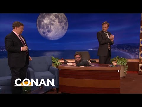 Zach Galifianakis Grand Entrances | CONAN on TBS