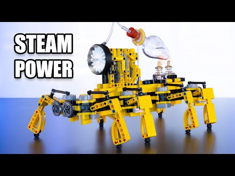 Making a Real Working Steam Turbine for LEGO!