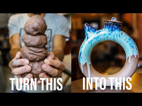 How to make a DOUGHNUT/CIRCLE shape TEAPOT!