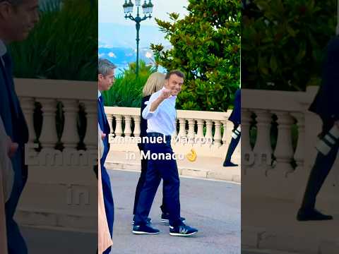 👌Emmanuel Macron in Monaco🇲🇨#monaco #macron #president