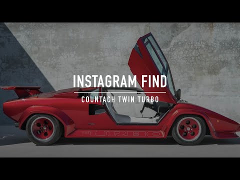 I discovered the long lost Countach Twin Turbo on Instagram
