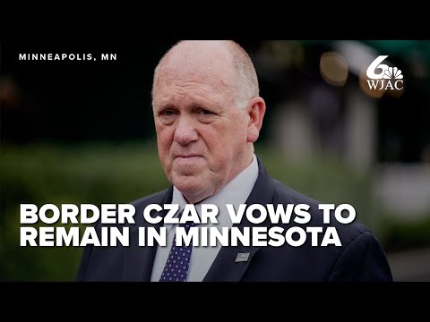 'I'm staying 'til the problem's gone': Border Czar vows to stay in Minnesota amid anti-ICE protests