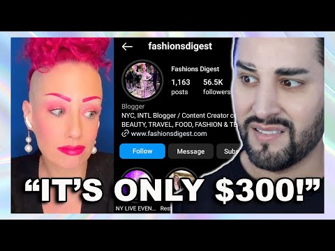 ENTITLED INFLUENCER refuses to pay restaurant for their food!!