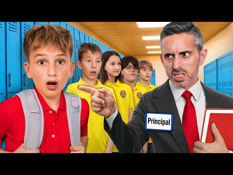 24 Hours in the MOST EXTREMELY HARDCORE CARDBOARD SCHOOL!