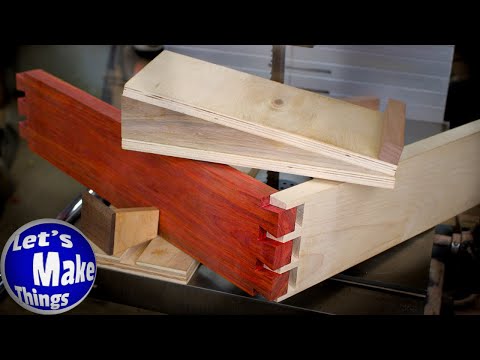 Make Dovetail Joints with a Bandsaw // Jig + Marker + Directions