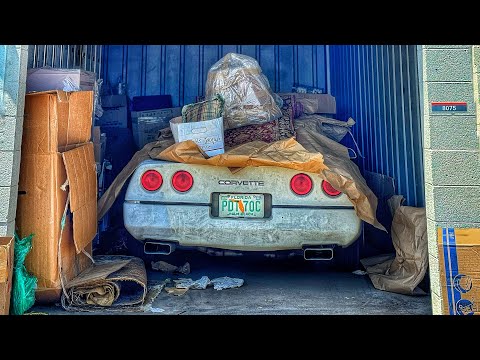 Потрясающая находка на аукционе складов! забытый Corvette на 20 лет