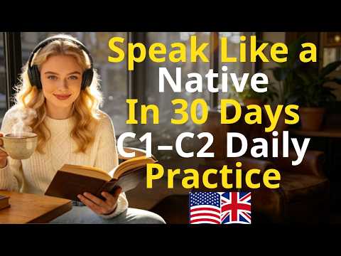 Speak English Naturally in 30 Days C1 C2 Daily Practice to Become Fluent and Confident Fast Very Now