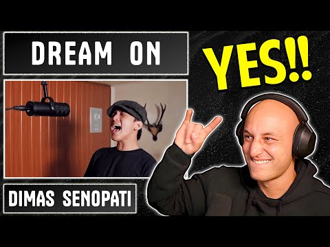 DIMAS SENOPATI - Aerosmith - "Dream On" (classical singer REACTION & ANALYSIS)