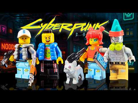 I built Lego Cyberpunk Minifigures