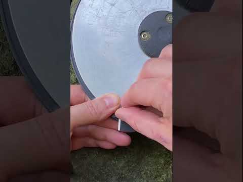 Changing the blades on my robot lawn mower.