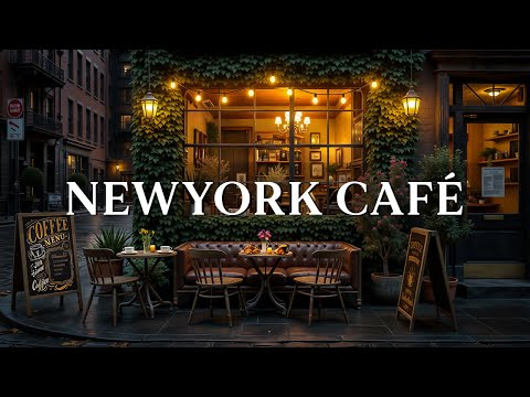 New York Night Café Jazz Music ☕ Chill Bossa Nova to Relax, Read & Fall Asleep