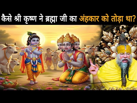 कैसे श्री कृष्ण ने ब्रह्मा जी का अंहकार को तोड़ा था - श्री प्रेमानंद जी महाराज