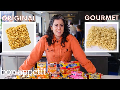 Pastry Chef Attempts to Make Gourmet Instant Ramen | Gourmet Makes | Bon Appétit