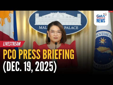 LIVE - PCO press briefing (Dec. 19, 2025) - Replay | GMA Integrated News