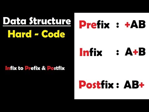 5- شرح الـ Infix, Prefix, Postfix Expressions والتحويل بينهم !