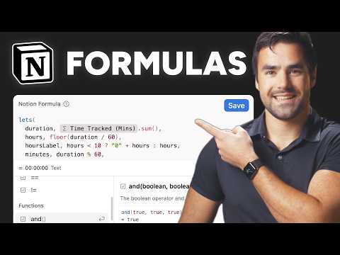 Notion Formulas for Beginners: The Complete Course
