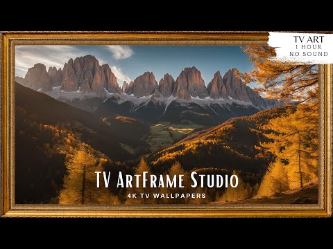 4K Frame TV Art Peaceful Mountains | TV Background | Screensaver Wallpaper