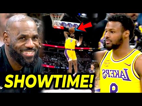 Napa-takeover si Bronny sa Cleveland showtime pa, happy si LeBron! | Iyak si LBJ sa nangyari!