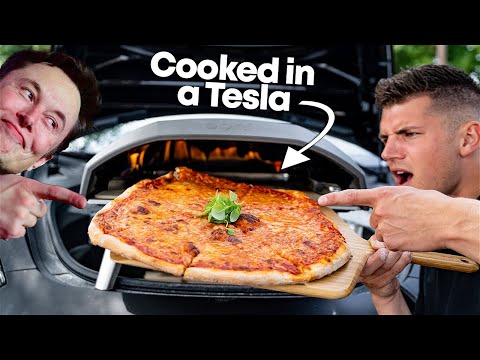 I Started A FREE Pizza Restaurant Out Of My Tesla