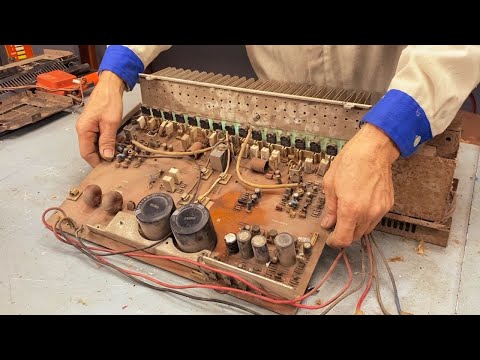 Extreme Restoration: Destroyed PEAVEY PV-7200 Professional Stereo Power Amplifier