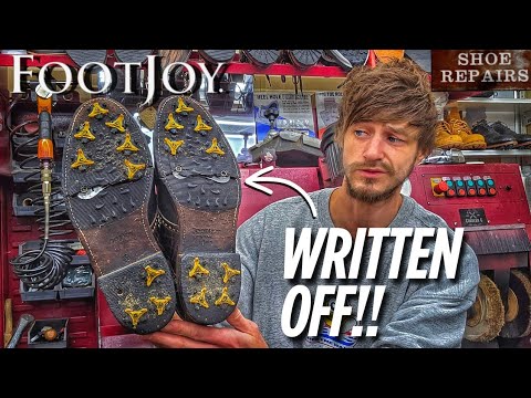 These FOOTJOY CLASSICS Were WRITTEN OFF as UNREPAIRABLE... So I Took On The CHALLENGE