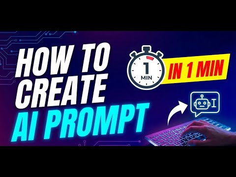 How to Create the PERFECT AI Prompt in 1 Minute (Master ChatGPT & Midjourney)