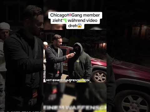 Gangmember zieht🔫 während video dreh😱🇺🇲