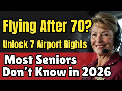 Flying After 70? Unlock 7 Airport Rights Most Seniors Miss!