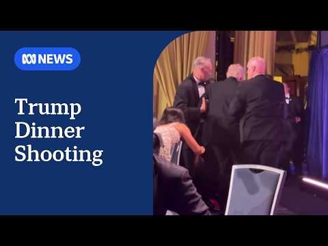 Trump rushed off stage as gunman opens fire at gala dinner | ABC NEWS