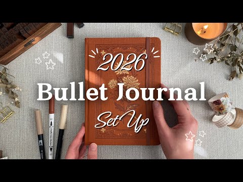 2026 BULLET JOURNAL SET UP!🌼 Simple, Aesthetic, Functional Spreads