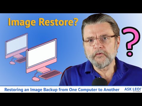 Restoring an Image Backup from One Computer to Another