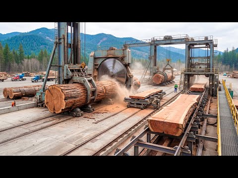 Inside the Largest Wood Sawmill Factory – How Wine Barrels Are Made From Logs to Finished Casks Pro