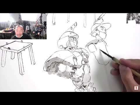 Drawing With Perspective in Mind Art Lesson (From SuperAni/ Kim Jung Gi)