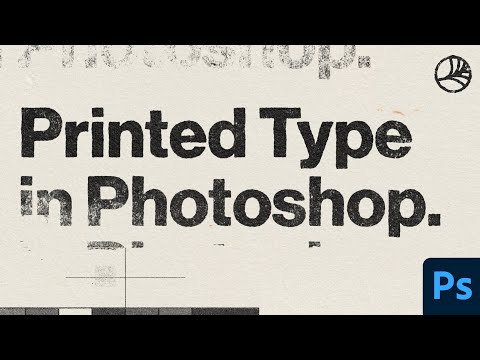 How to Create Realistic Printed Type in Adobe Photoshop