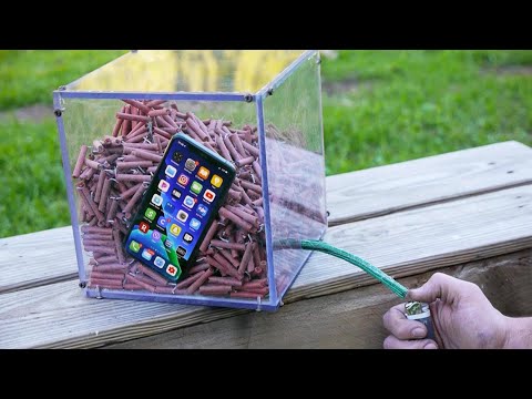 Explosive Firecracker Box vs iPhone 11 Pro! What Happens?