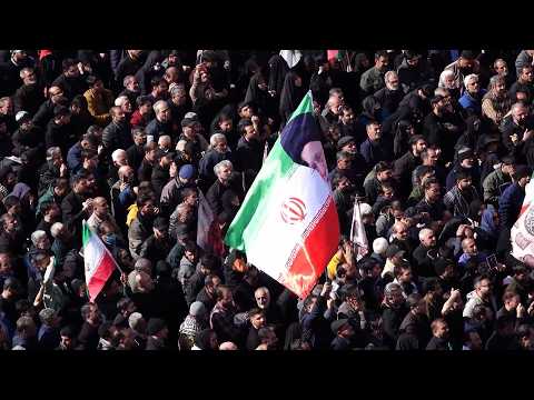 Tens of thousands gather at Tehran after announcement of Khamenei’s death