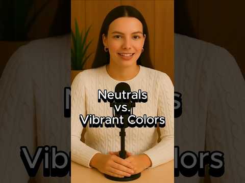 Neutrals vs. Vibrant Colors! #fashion #elevatedelegance #style #styletips #stylemistakes