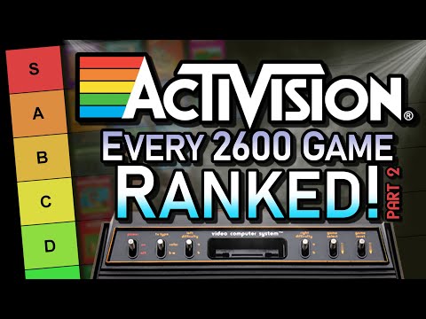 The Ultimate Activision/Atari 2600 Tier List - ALL 44 GAMES RANKED - Part Two
