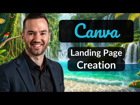 How To Create A Landing Page With Canva 2025 (Canva Landing Page Tutorial)