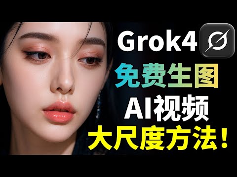 Grok免费生图“隐藏”模式！“大尺度”视频一键生成，及长视频制作保姆级教程，手把手无限延长AI视频！